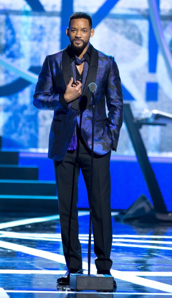 Will Smith lors de la cérémonie Black Girls Rock au NJ Performing Arts Center. Newark, le 28 mars 2015.