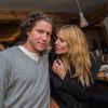 Exclusif - Heidi Klum, sans maquillage, est allée déjeuner avec son compagnon Vito Schnabe au restaurant "Dal Mulin" à St Moritz en Suisse, le 26 mars 2015