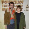 Marina Foïs et son compagnon Eric Lartigau - Avant-première du film "Pourquoi j'ai pas mangé mon père" au Pathé Beaugrenelle à Paris, le 29 mars 2015.