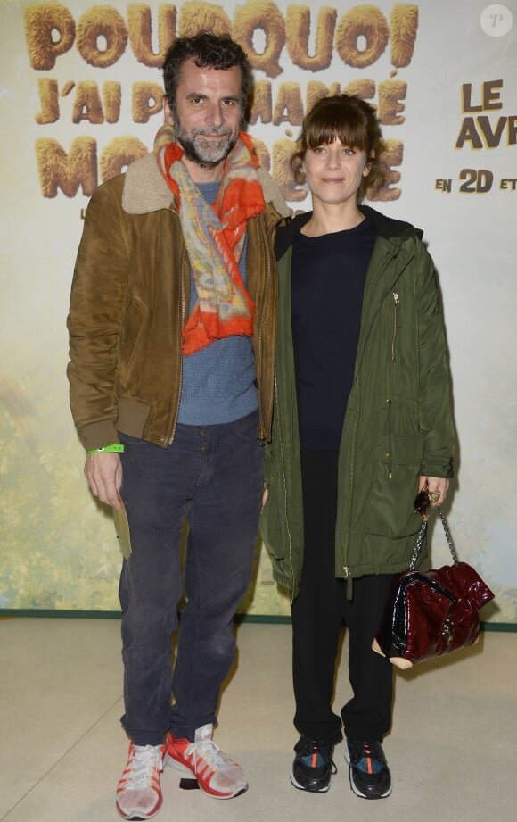Marina Foïs et son compagnon Eric Lartigau - Avant-première du film "Pourquoi j'ai pas mangé mon père" au Pathé Beaugrenelle à Paris, le 29 mars 2015.