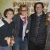 James Huth, sa femme Sonja Shillito et leurs enfants - Avant-première du film "Pourquoi j'ai pas mangé mon père" au Pathé Beaugrenelle à Paris, le 29 mars 2015.