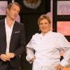 Stéphane Rotenberg et Hélène Darroze dans Top Chef 2015 (épisode 7), le lundi 9 mars 2015 sur M6.