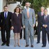 Le roi Felipe VI d'Espagne inaugure les nouveaux locaux de la société Persan à Séville, le 30 mars 2015