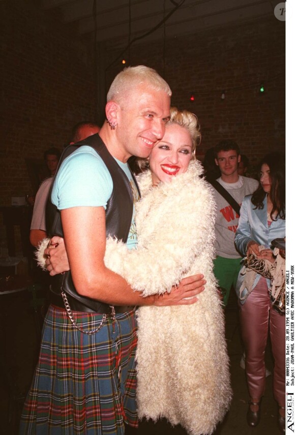 Jean Paul Gaultier et Madonna en 1998