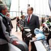 Le prince Albert II de Monaco a inauguré le 31 mars 2015 au Grimaldi Forum le salon Ever Monaco dédié aux véhicules écologiques et aux énergies renouvelables.