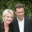 Sophie Davant et Pierre Sled à Roland Garros en 2005.