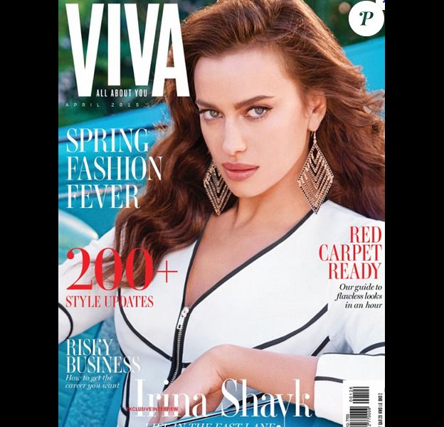 Irina Shayk en couverture du magazine Viva