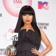  Nicki Minaj pose lors des MTV Europe Music Awards 2014 le 9 novembre 2014 à Glasgow, en Ecosse. 