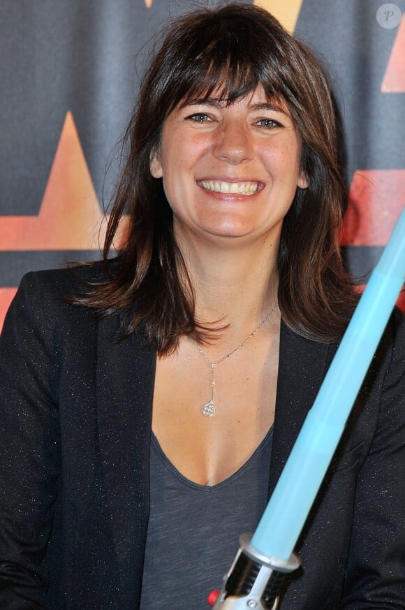 Estelle Denis - Avant-première de l'épisode pilote de la nouvelle série Disney Star Wars Rebels au cinéma Gaumont Marignan à Paris, le 28 septembre 2014.