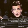 Jérémy Chatelain n'a pas apprécié qu'une question du jeu Joker (France 2) concerne sa fille Annily. Avril 2015.