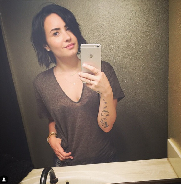 Demi Lovato au naturel et pas maquillée, le 23 mars 2015