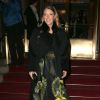 Blake Lively à la sortie du défilé de mode Marchesa lors de la fashion week à New York, le 18 février 2015. 