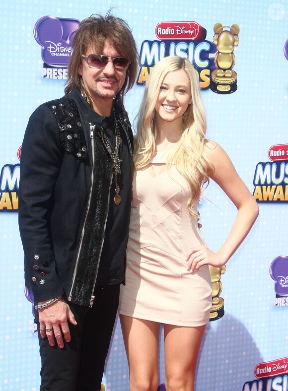 Richie Sambora et sa fille Ava Sambora - Cérémonie des Radio Disney Music Awards 2014 à Los Angeles le 26 avril 2014