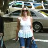 Exclusif - La pom-pom girl Ava Sambora supporte son equipe de football Americain devant ses parents divorces, Heather Locklear et Richie Sambora a Los Angeles le 12 septembre 2013 
