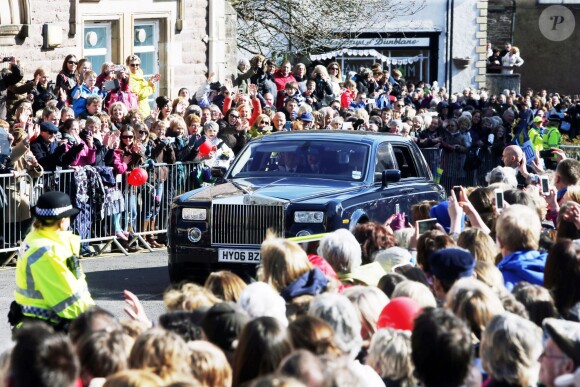 Andy Murray et Kim Sears se marient à la cathédrale de Dunblane en Ecosse, le 11 avril 2015.