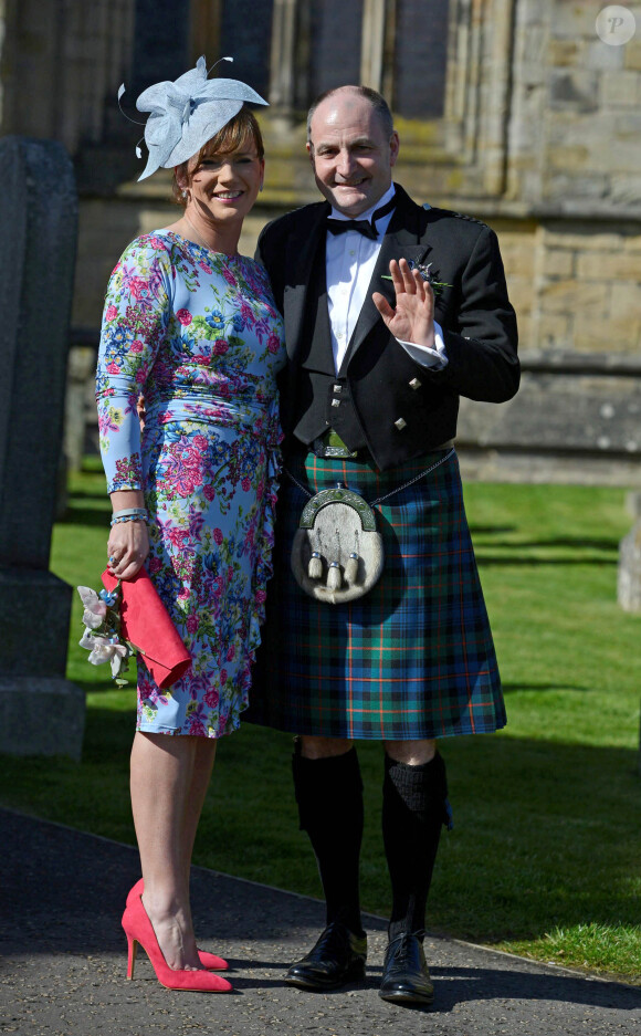 William Murray au mariage d'Andy Murray et Kim Sears à la cathédrale de Dunblane en Ecosse, le 11 avril 2015.
