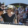 Nikki Reed et Ian Somerhalder durant le festival Coachella, au Empire Polo Club à Indio, le 11 avril 2015