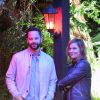 Exclusif - Amy Poehler et son petit-ami Nick Kroll - Soirée privée au "Lucy's El Adobe Cafe" à West Hollywood, le 9 avril 2015. 