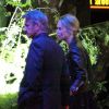 Exclusif - Sean Penn et sa fiancée Charlize Theron - Soirée privée au "Lucy's El Adobe Cafe" à West Hollywood, le 9 avril 2015.