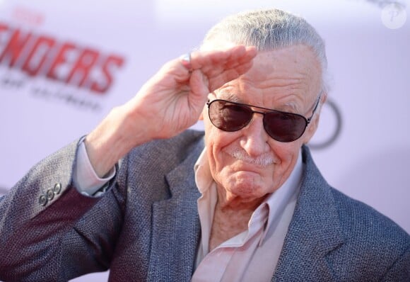 Stan Lee lors de la première d'Avengers 2 à Los Angeles le 13 avril 2015.