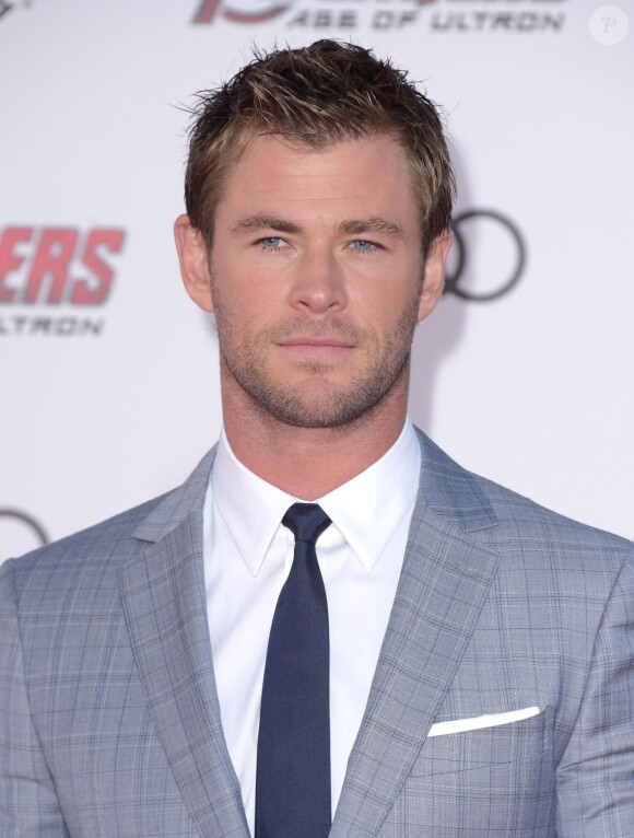 Chris Hemsworth lors de la première d'Avengers 2 à Los Angeles le 13 avril 2015.