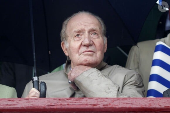 Le roi Juan Carlos Ier d'Espagne assistait le 11 avril 2015 à une corrida à Guadalajara