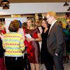 La reine Maxima des Pays-Bas a rencontré les femmes entrepreneurs lors d'un meeting à Utrecht le 14 avril 2015