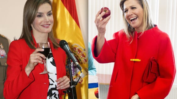 Letizia d'Espagne et Maxima des Pays-Bas : Toutes rouges pour un duel de look !