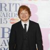 Ed Sheeran - Soirée des "BRIT Awards 2015" à Londres, le 25 février 2015.