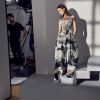 Olivia Wilde, égérie de la ligne de vêtements Conscious Exclusive d'H&M, dans les coulisses de son shooting pour sa campagne printemps-été 2015.