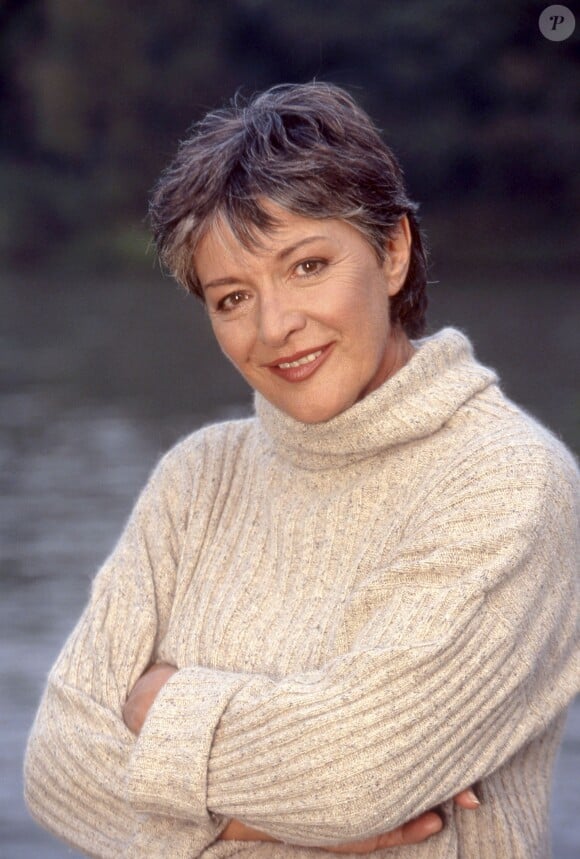 L'animatrice télé Anne-Marie Peysson pose en 1994.