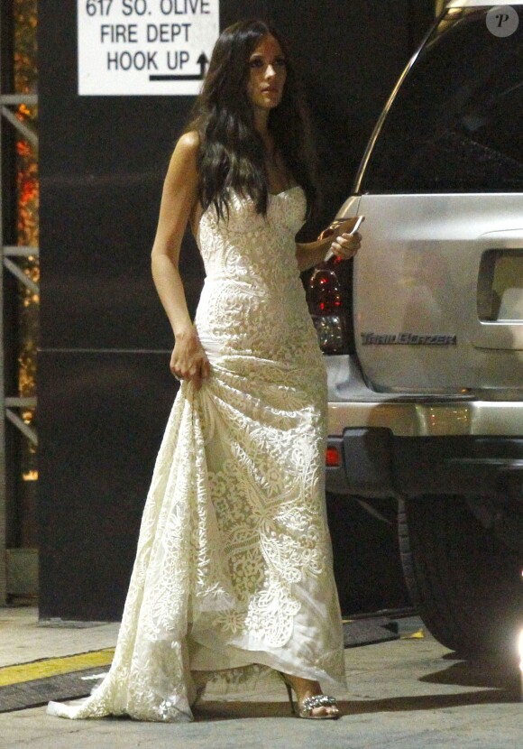 Exclusif - Christina McLarty - David Arquette et Christina McLarty se sont mariés en présence de leurs familles et de leurs amis à Cicada, Los Angeles, le 12 avril 2015.