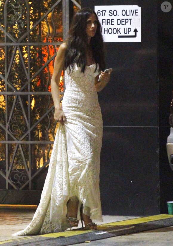 Exclusif - Christina McLarty - David Arquette et Christina McLarty se sont mariés en présence de leurs familles et de leurs amis à Cicada, Los Angeles, le 12 avril 2015.