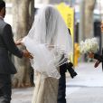  Exclusif - Christina McLarty - David Arquette et Christina McLarty se sont mariés en présence de leurs familles et de leurs amis à Cicada, Los Angeles, le 12 avril 2015. 