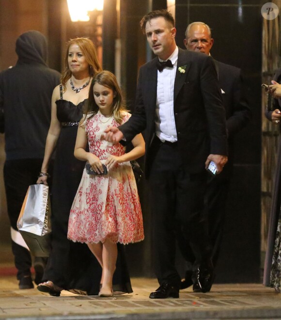 Exclusif - David Arquette et sa fille Coco Arquette - David Arquette et Christina McLarty se sont mariés en présence de leurs familles et de leurs amis à Cicada, Los Angeles, le 12 avril 2015.