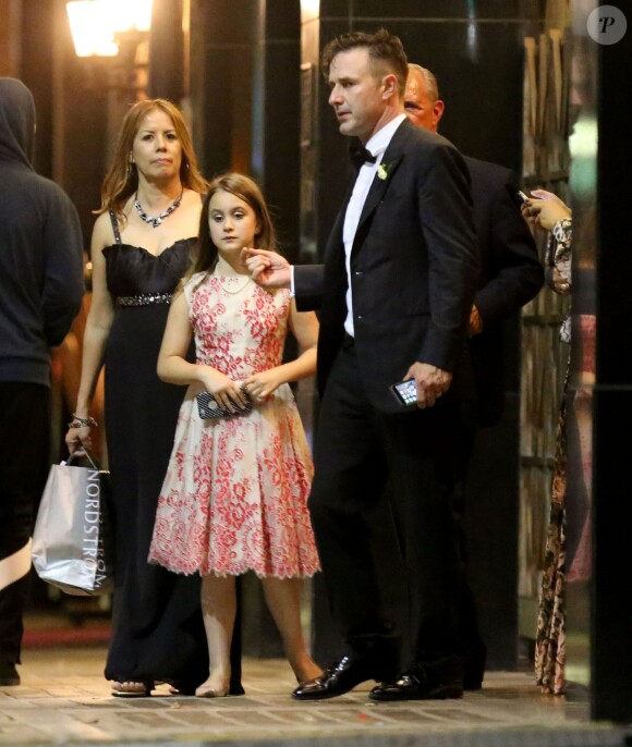 Exclusif - David Arquette et sa fille Coco Arquette - David Arquette et Christina McLarty se sont mariés en présence de leurs familles et de leurs amis à Cicada, Los Angeles, le 12 avril 2015.