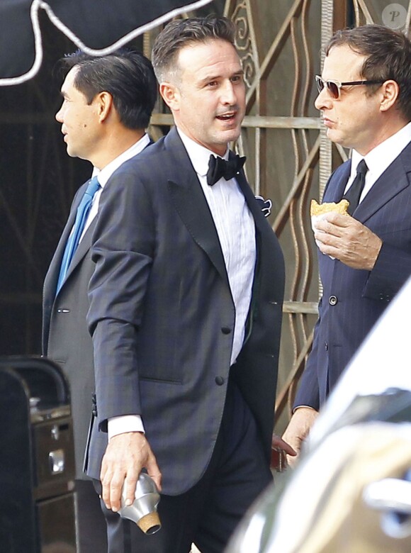 Exclusif - Mariage de David Arquette et Christina McLarty à Cicada, Los Angeles, le 12 avril 2015.