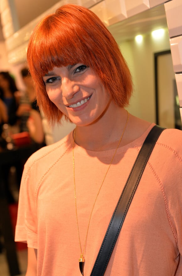 Exclusif - Fauve Hautot - "Reebok Happy Party" par Ma Demoiselle Pierre au Printemps Haussmann à Paris, le 9 avril 2015.