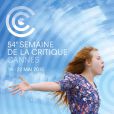Affiche de la 54e Semaine de la Critique pour le Festival de Cannes 2015, avec Lou de Laâge dans Respire.
