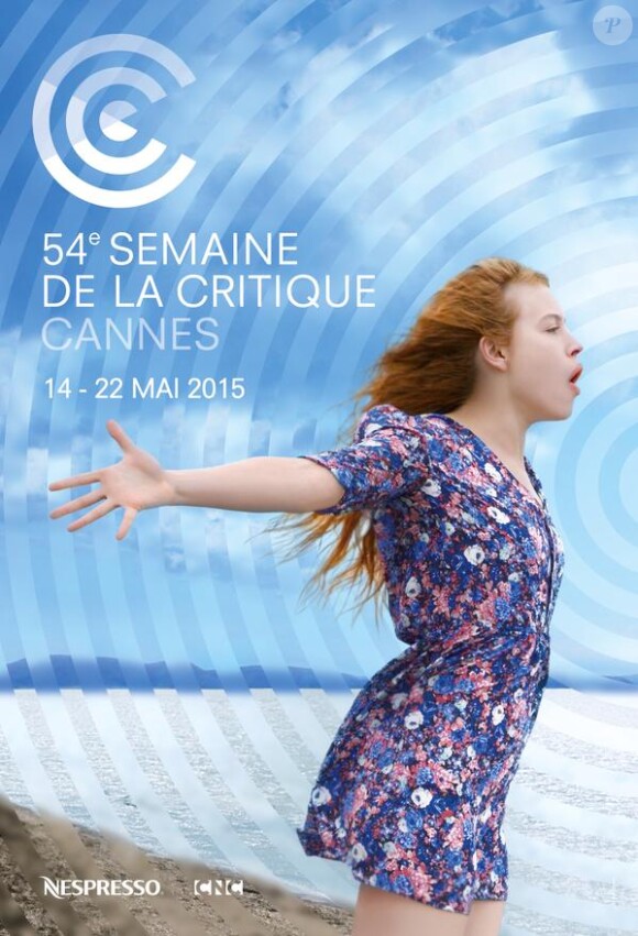 Affiche de la 54e Semaine de la Critique pour le Festival de Cannes 2015, avec Lou de Laâge dans Respire.