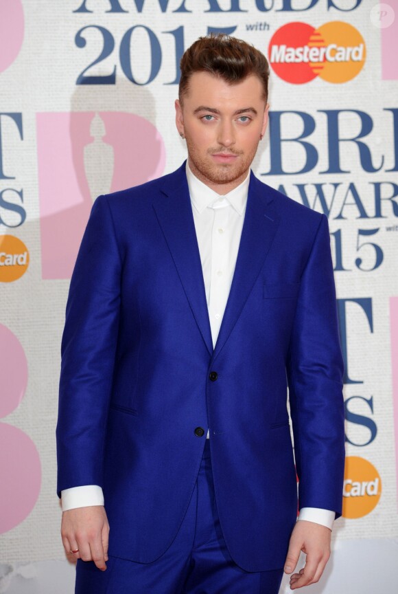 Sam Smith - Cérémonie des Brit Awards 2015 à Londres le 25 février 2015