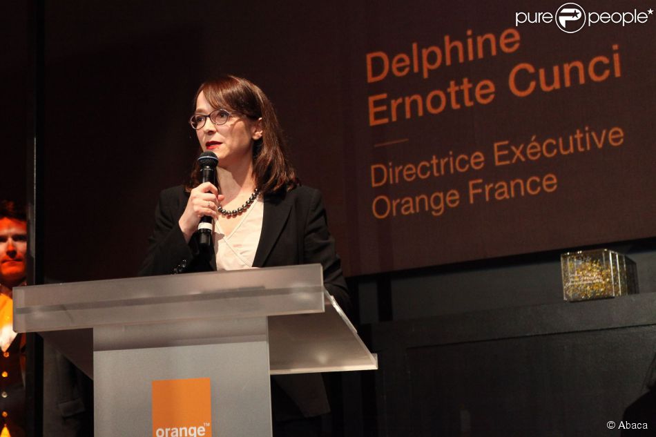  La Directice Executive d&#039;Orange France Executive Director, Delphine Ernotte-Cunci lors d&#039;une audition &amp;agrave; l&#039;assembl&amp;eacute;e nationale de Paris, le 11 juillet 2012&amp;nbsp; 