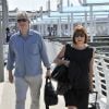 Alan Rickman et sa femme arrivent au 70e festival international du film de Venise, La Mostra. Le 5 septembre 2013