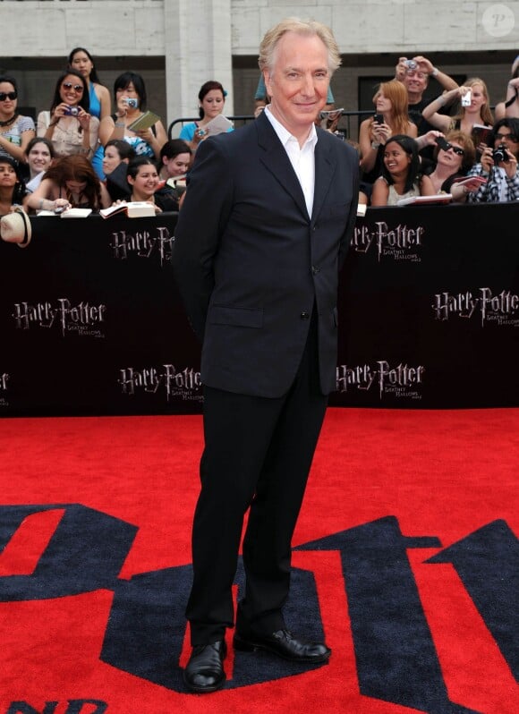 Alan Rickman à la première du Harry Potter and the Deathly Hallows à New York, le 11 juillet 2011