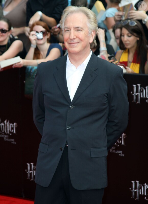 Alan Rickman à la première du Harry Potter and the Deathly Hallows à New York, le 11 juillet 2011