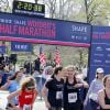 Exclusif - Ivanka Trump court le semi-marathon de New York, supportée par ses enfants et son mari Jared Kushner. Le 19 avril 2015