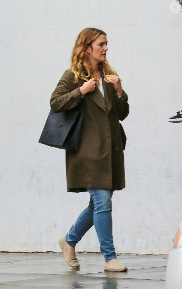 L'actrice Drew Barrymore à Hollywood, Los Angeles, le 25 avril 2015