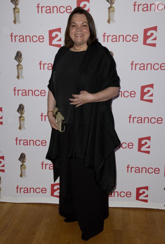 Myriam Boyer lors de la cérémonie des Molières à Paris le 27 avril 2015