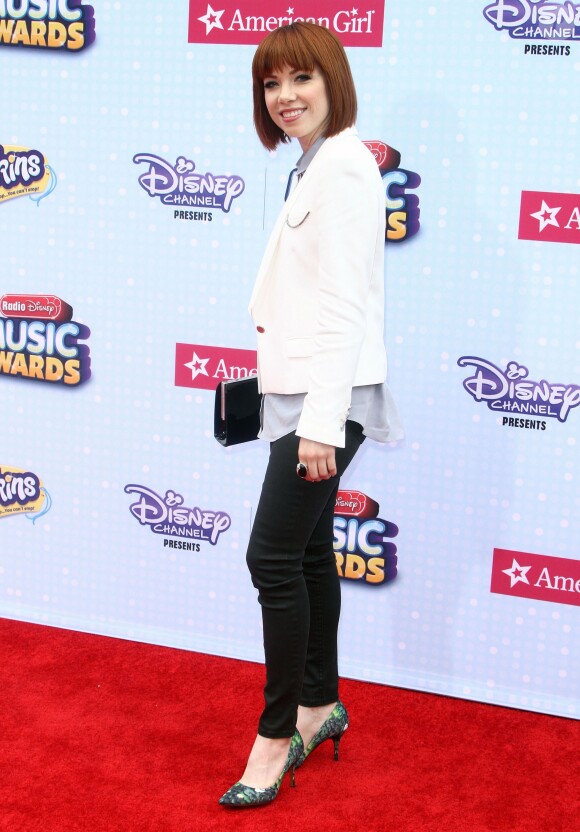 Carly Rae Jepsen - Cérémonie des Disney Music Awards à Los Angeles, le 25 avril 2015. 