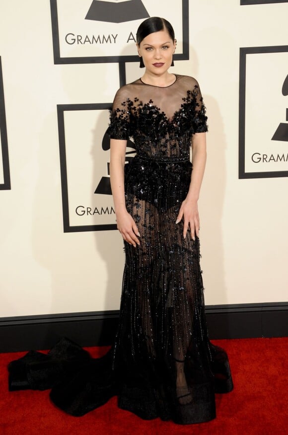 La chanteuse Jessie J - Arrivées à la 57ème soirée annuelle des Grammy Awards au Staples Center à Los Angeles, le 8 février 2015.  